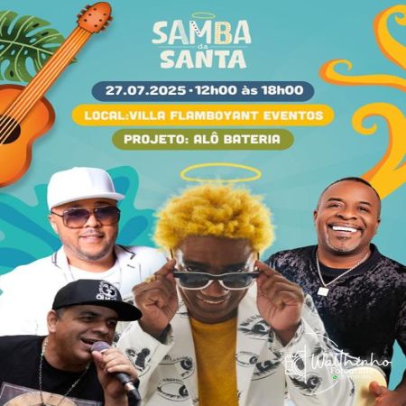Samba da Santa em Bebdouro  show de  Ivo Meirelles
