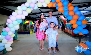 Aniversários de 1 ano da Beatriz e 6 anos do Joaquim-Olimpia-SP 