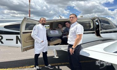 Aeronave particular realiza transporte de um coração de Rio Preto para transplante em Barretos