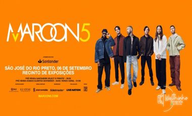 Maroon 5 confirma show em São José do Rio Preto com produção da ZNEC Produções