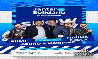  Bruno & Marrone e Fiduma & Jeca fazem show solidário em prol do HB