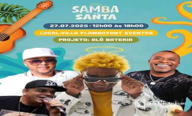 Samba da Santa em Bebdouro  show de  Ivo Meirelles