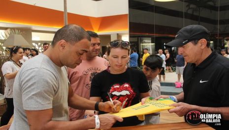 Manhã de Autógrafo no Hot Beach Resort com Muricy Ramalho e Denilson