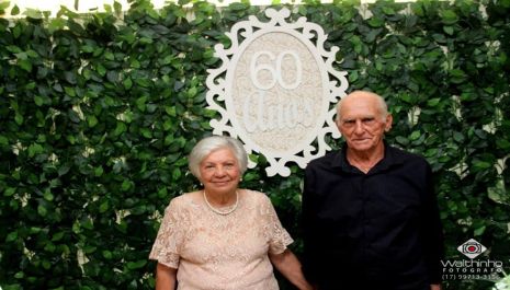 Bodas de Diamante Sr/a Rosa e Sr Wilson- Olimpia-SP 