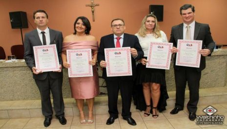 Solenidade de posse da Diretoria da 74ª. Subsecção da OAB-SP (Triênio 2019/2021) Olímpia-SP