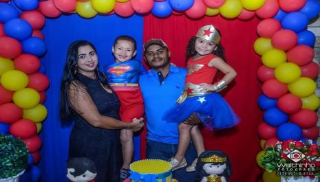 Aniversários de 4 anos da Rebeca e 5 anos Lucas Olímpia-SP