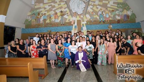 Missa e Formatura 2019 - Escola Reis Neves e Centro de Estudo de Línguas Olimpia-SP Parte 1