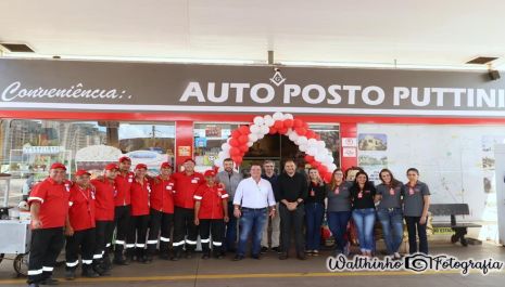 5 anos Auto Posto Puttini Olimpia agora Rede Total BR