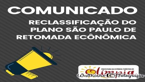 Olímpia publica decreto seguindo reclassificação do Governo do Estado por decisão da Justiça