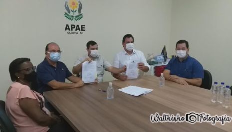 Devido à emenda de Geninho, APAE de Olímpia recebe R$ 66 mil de verba do Estado