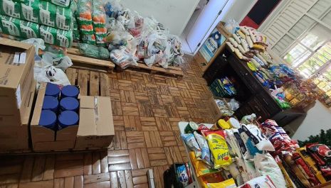 Vacinação solidária já arrecadou quase meia tonelada de alimentos para doação às entidades assistenciais