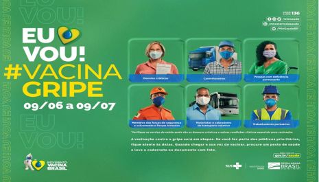 Olímpia inicia terceira etapa da vacinação contra a gripe nesta quarta-feira (9)   