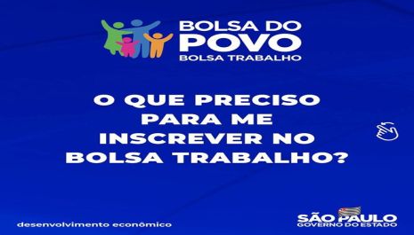 Olímpia conta com 40 vagas para o Programa “Bolsa Trabalho” do Governo do Estado