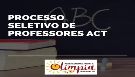 Processo seletivo para professores ACT tem prazo de inscrições prorrogado e mudanças no edital