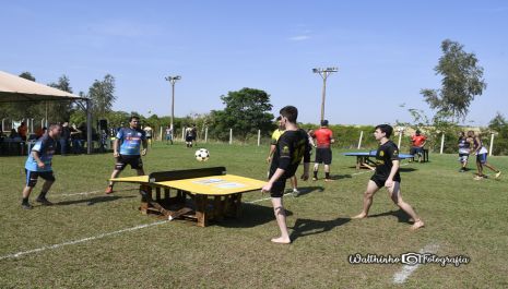 Dezessete duplas participaram do I Torneio de Futmesa da Estância Turística de Olímpia