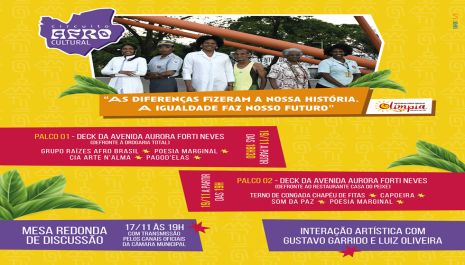 Dia da Consciência Negra será celebrado com Circuito Afro Cultural e mesa redonda de discussão