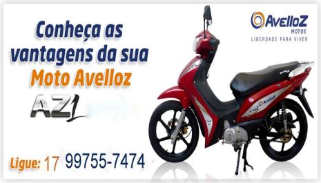 Chegou em Olimpia Avelloz Motos- Liberdade para Viver 