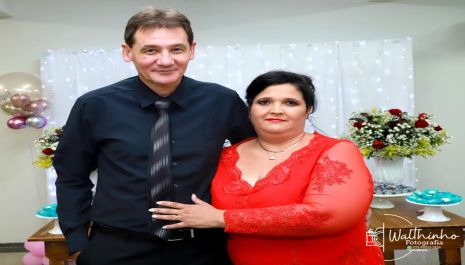 Bodas de Crisopázio (27 anos de casados) da Ana Maria e do Vanderlicio  Antonio Graton-Olimpia-SP 