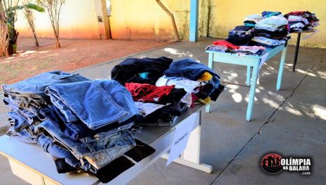 Campanha do Agasalho já arrecadou 9 mil peças distribuídas às famílias e continua até 22 de setembro em Olímpia