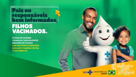 Saúde realiza ‘Dia D’ da Multivacinação e contra a Poliomielite neste sábado (20) em Olímpia
