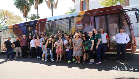 Lançamento  do Folkbus Primeiro Ônibus itinerante de Olimpia -SP 