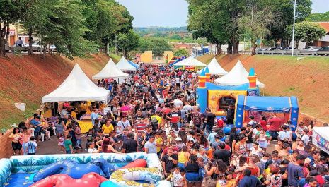 Festival das Crianças reúne milhares de famílias na Av. dos Olimpienses com diversas atividades e diversão gratuita