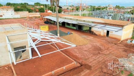 Obras do antigo Banespol avançam para implantação do Centro Esportivo para a população