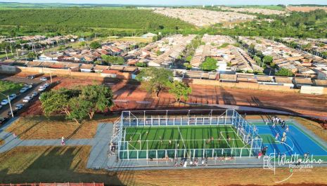 Arena Esportiva é entregue no bairro Viva Olímpia para incentivo ao esporte e a recreação de milhares de jovens olimpienses