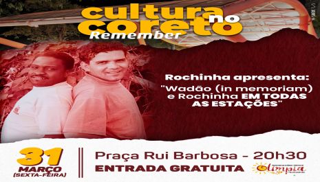 Cultura no Coreto traz o espetáculo “Em todas as Estações” nesta sexta-feira (31) na Praça Rui Barbosa