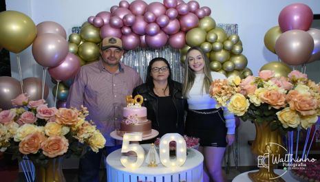 Aniversário surpresa de 50 anos da Carmem-Olimpia-SP 