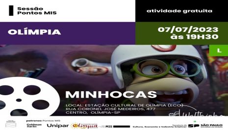 Olímpia recebe programa Pontos MIS com exibição de quatro filmes brasileiros gratuitos na ECO