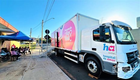 Carreta do Câncer continua com vagas para exames preventivos e percorre as unidades de Saúde de Olímpia até 20 de julho