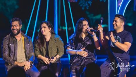 Rayane & Rafaela cantam neste sábado em Rio Preto com os ‘padrinhos’ Henrique & Juliano