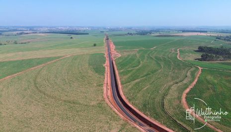Pavimentação é concluída na estrada rural entre Olímpia e Álvora