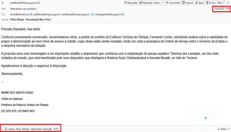 Prefeitura esclarece polêmica sobre denominação do novo trevo de acesso a Olímpia