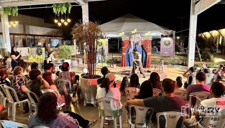 Circuito Sesc de Artes e apresentação teatral movimentaram Olímpia com atrações culturais e artísticas gratuitas para toda população