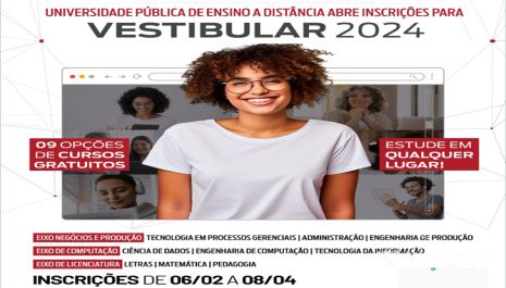 Univesp abre inscrições para o vestibular 2024 com 54 vagas para Olímpia