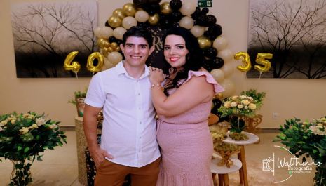 Aniversários de 35 anos da Juliana e 40 anos do Ériton -Olimpia-SP  E Noivado Supresa 