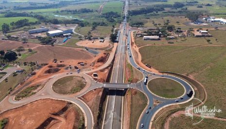 Obra do novo trevo de acesso a Olímpia entra na reta final com previsão de entrega em julho