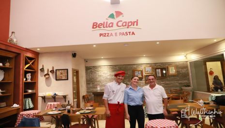 Reinauguração Bella Capri traz novo conceito de pizzaria para Olímpia e ESPAÇO KIDS