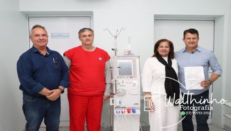 Thermas dos Laranjais doa aparelho de hemodiálise para a Santa Casa de Olímpia
