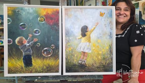 Plaza Shopping celebra a infância com exposição de arte ‘Cores da Infância’