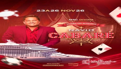 Leonardo anuncia atrações para o Navio Cabaré 2026