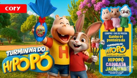 Sucesso dos anos 90, Ovo de Páscoa do Hipopó retorna ao mercado em edição limitada