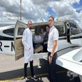 Aeronave particular realiza transporte de um coração de Rio Preto para transplante em Barretos